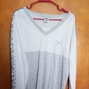 Pink Bling long sleeve